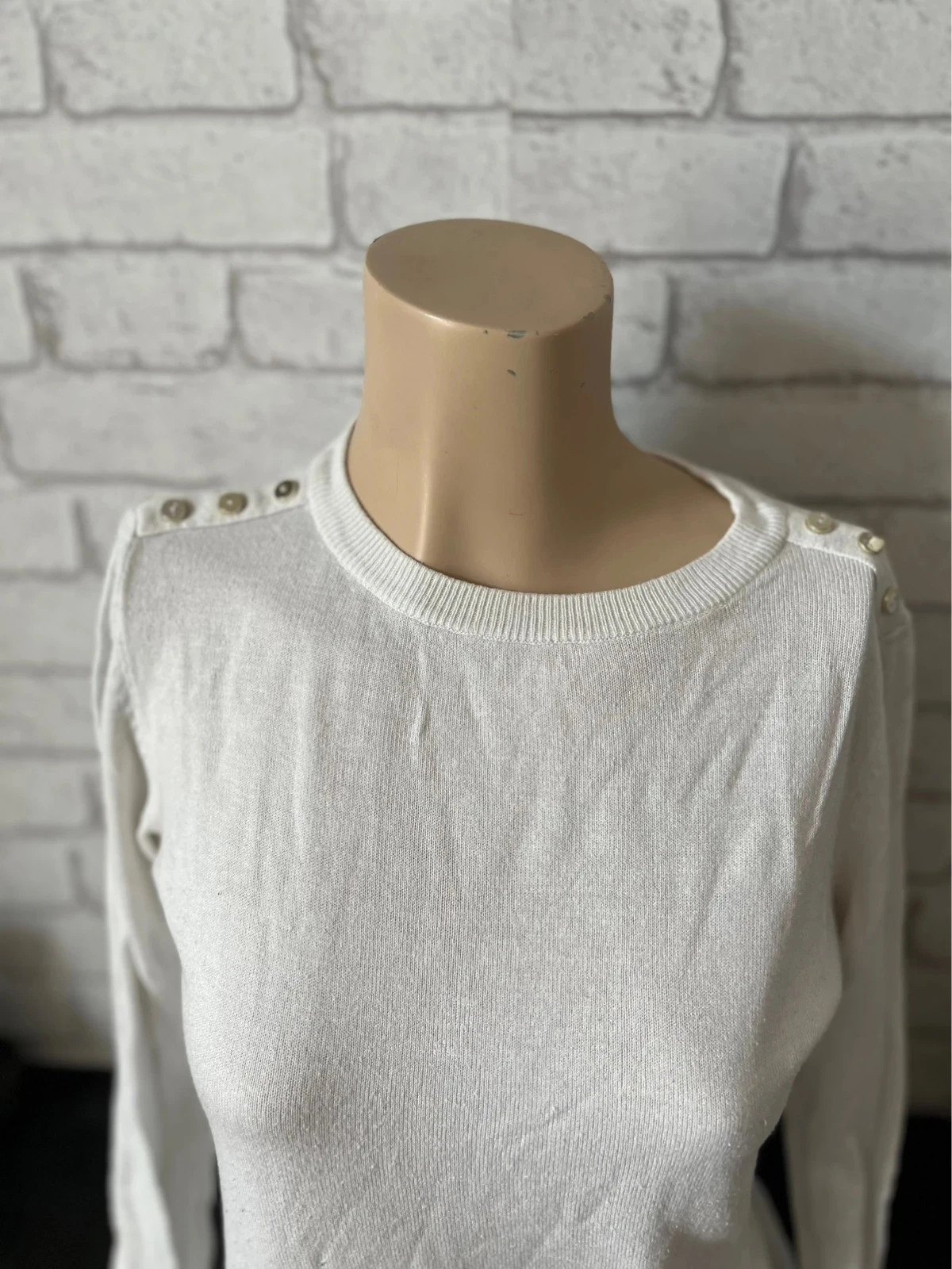 Jersey fino blanco Lefties – Talla 38 – Buen estado – photo 2